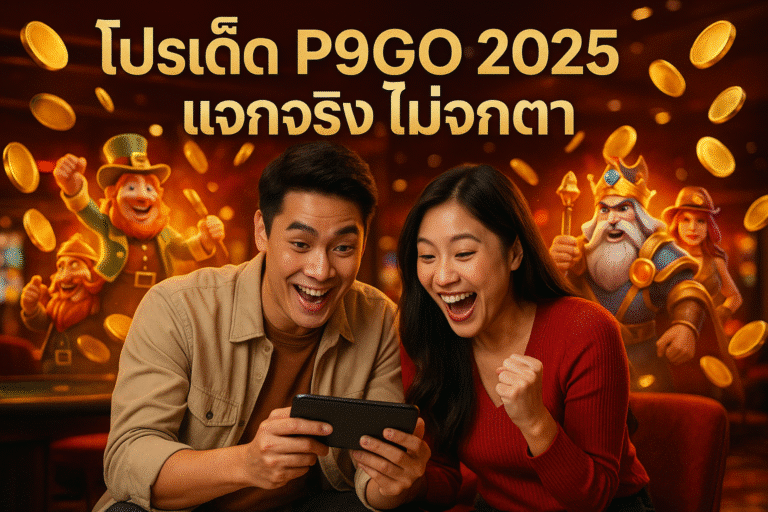 โปรเด็ด P9GO 2025 แจกจริง ไม่จกตา