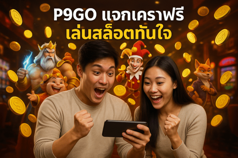 P9GO แจกเครดิตฟรี เล่นสล็อตทันใจ