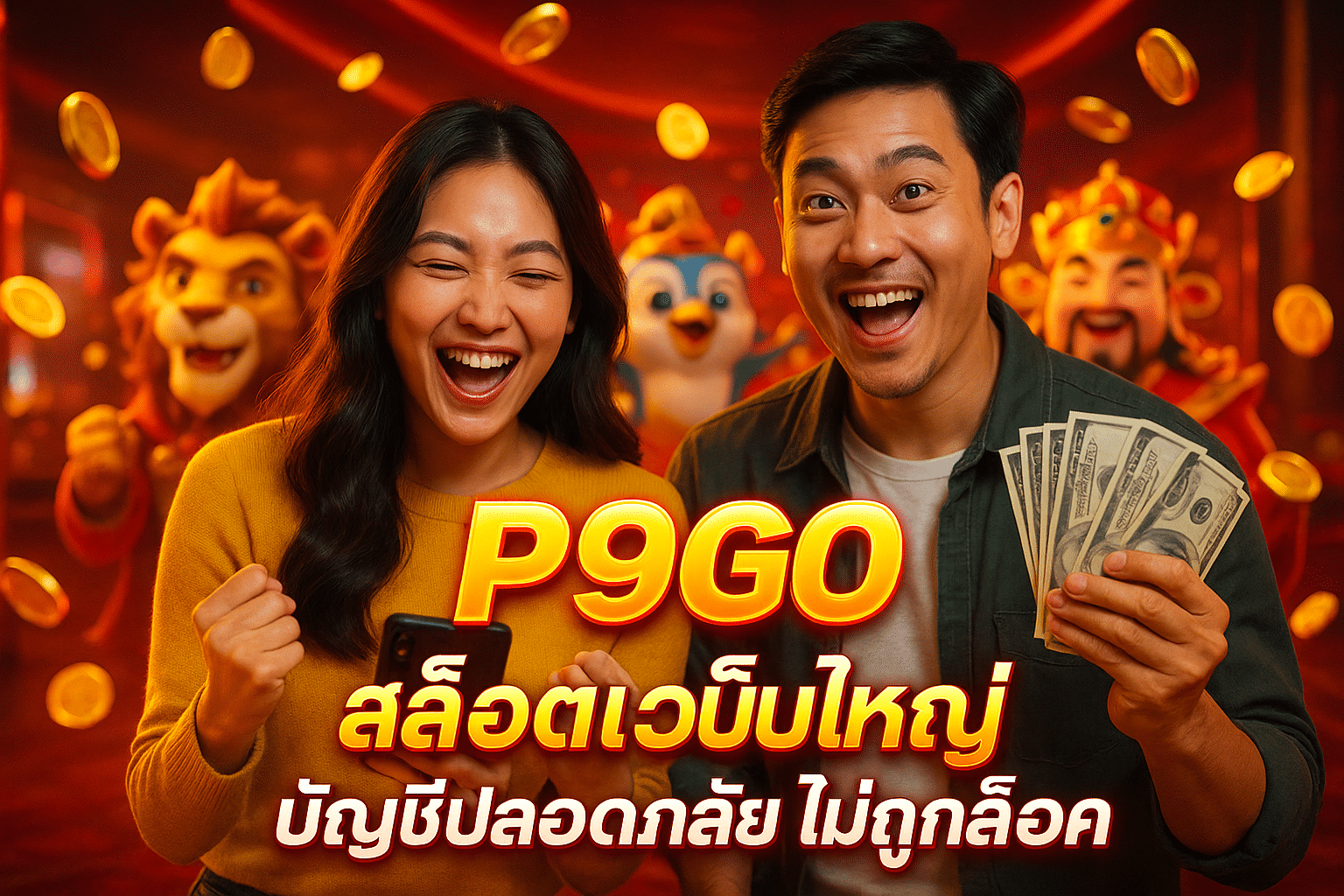 P9GO สล็อตเว็บใหญ่ บัญชีปลอดภัย ไม่ถูกล็อค